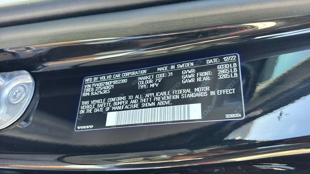 Certified 2023 Volvo XC90 B6 Plus w/ Protection Package Premier AWD/4WD image 33