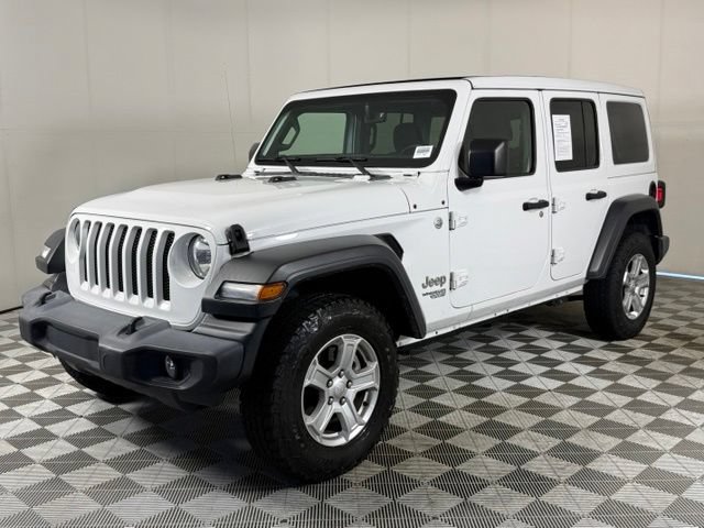 Used 2021 Jeep Wrangler Unlimited Sport w/ Sun And Sound Package AWD/4WD video 3