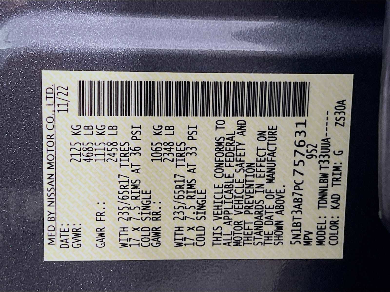 Used 2023 Nissan Rogue S image 31