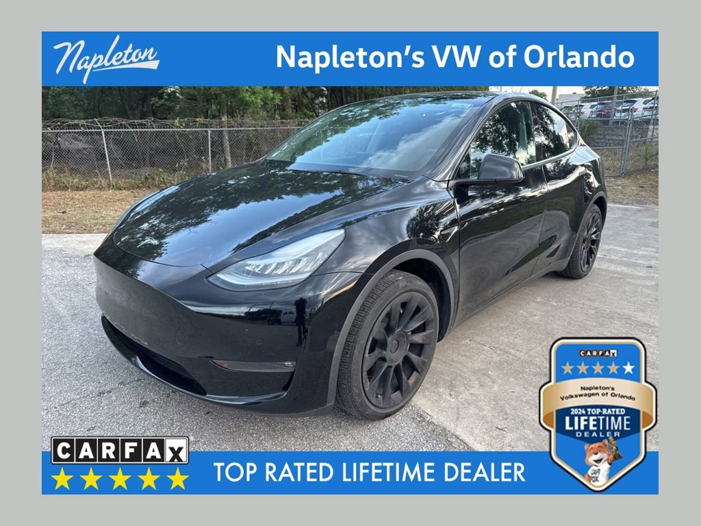 Used 2021 Tesla Model Y Long Range AWD/4WD image 1