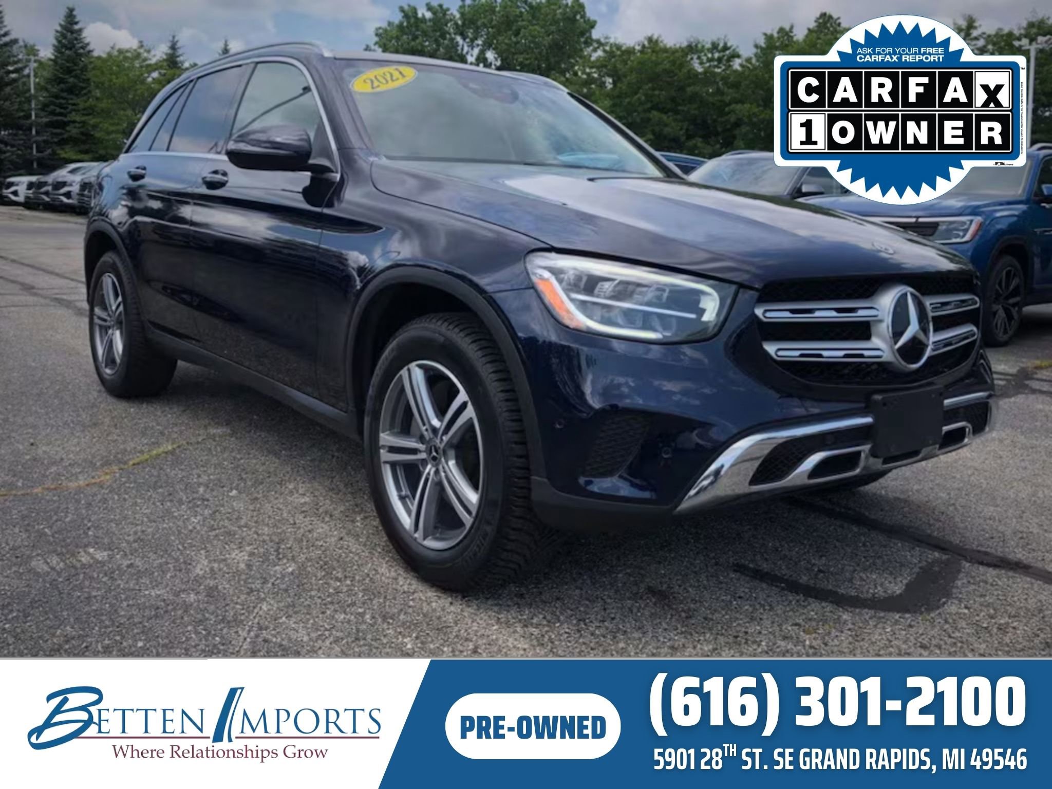 Used 2021 Mercedes-Benz GLC 300 4MATIC w/ Multimedia Package image 1