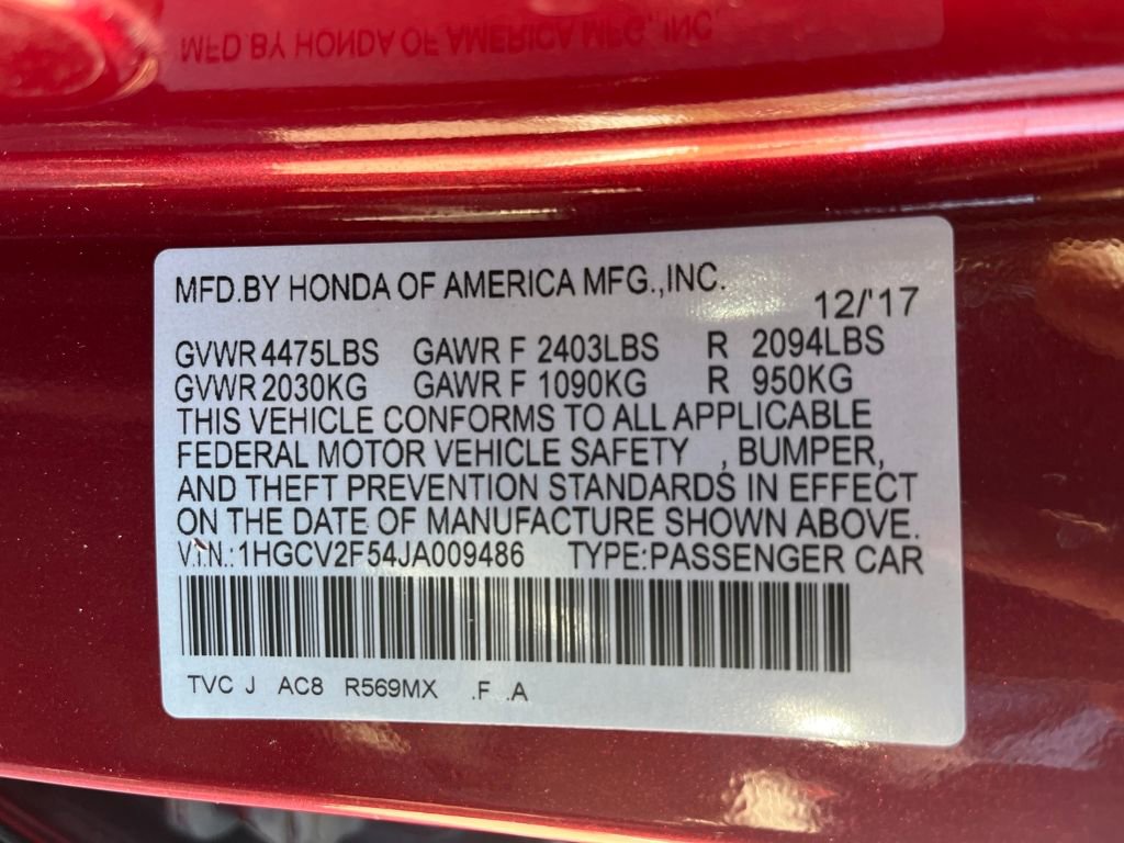 Used 2018 Honda Accord EX-L image 81