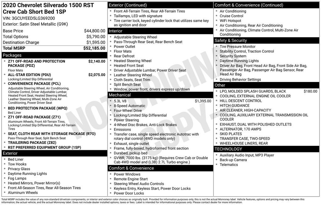Used 2020 Chevrolet Silverado 1500 RST image 6