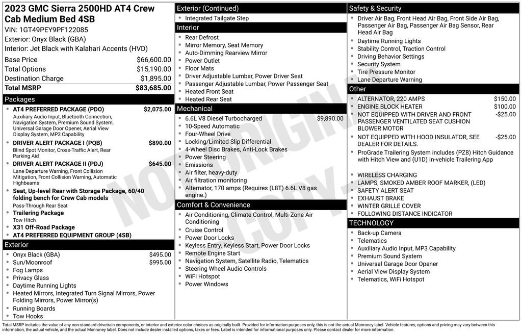 Used 2023 GMC Sierra 2500 AT4 w/ AT4 Preferred Package image 24