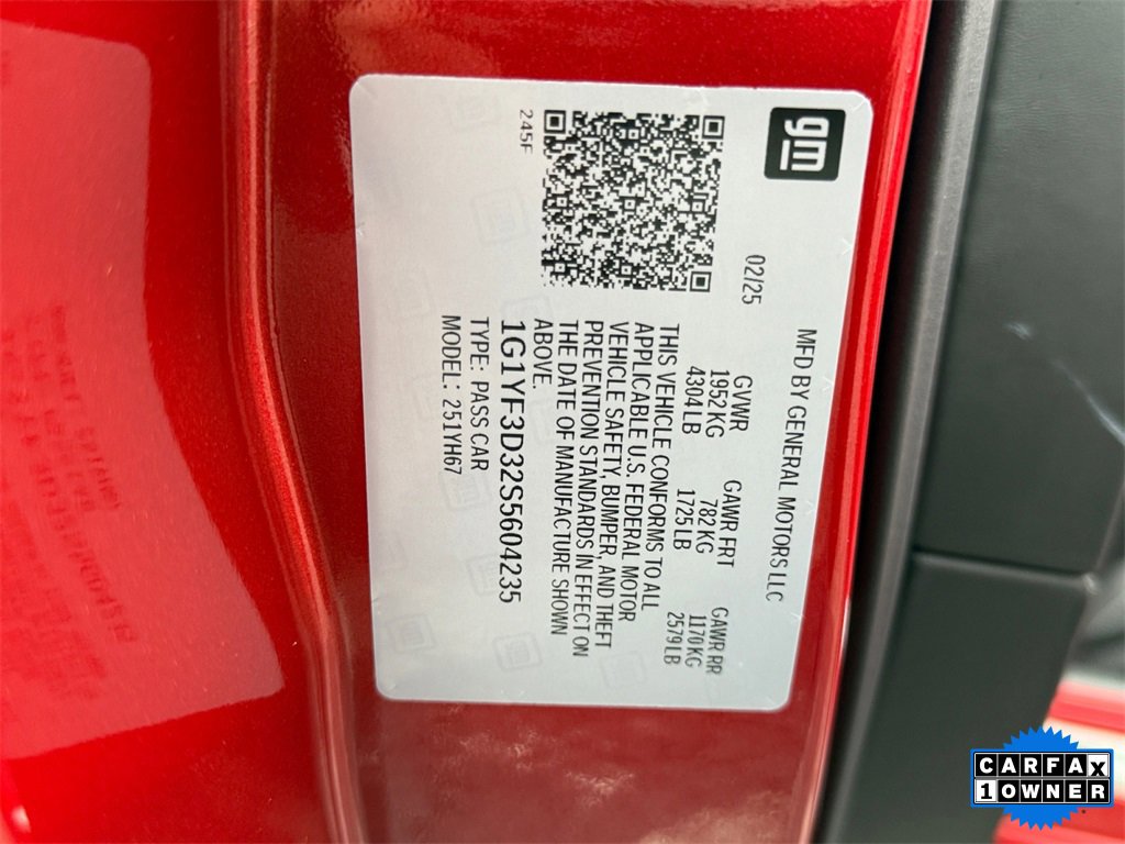 Used 2025 Chevrolet Corvette Z06 w/ Battery Protection Package image 25