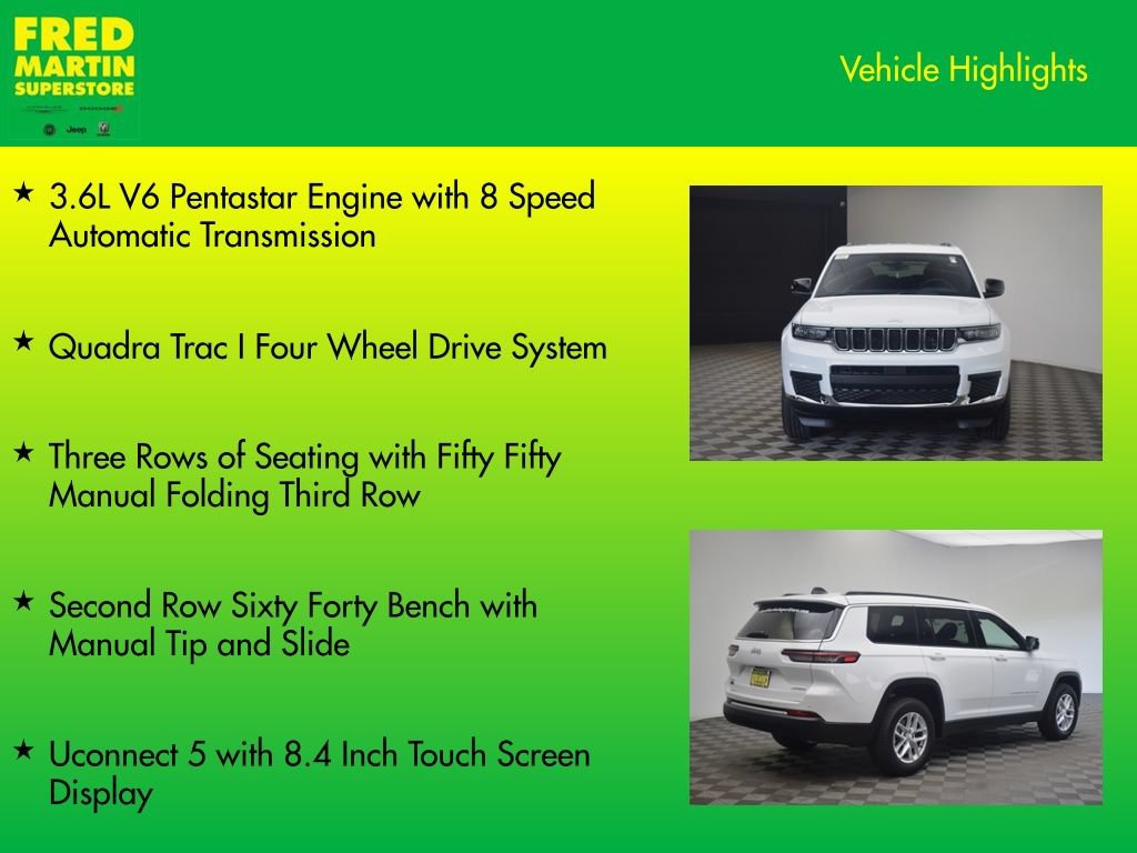 New 2026 Jeep Grand Cherokee L Laredo AWD/4WD image 7
