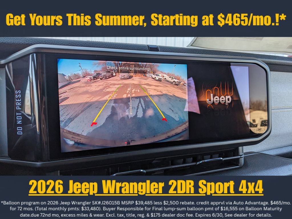 New 2026 Jeep Wrangler Sport AWD/4WD image 20