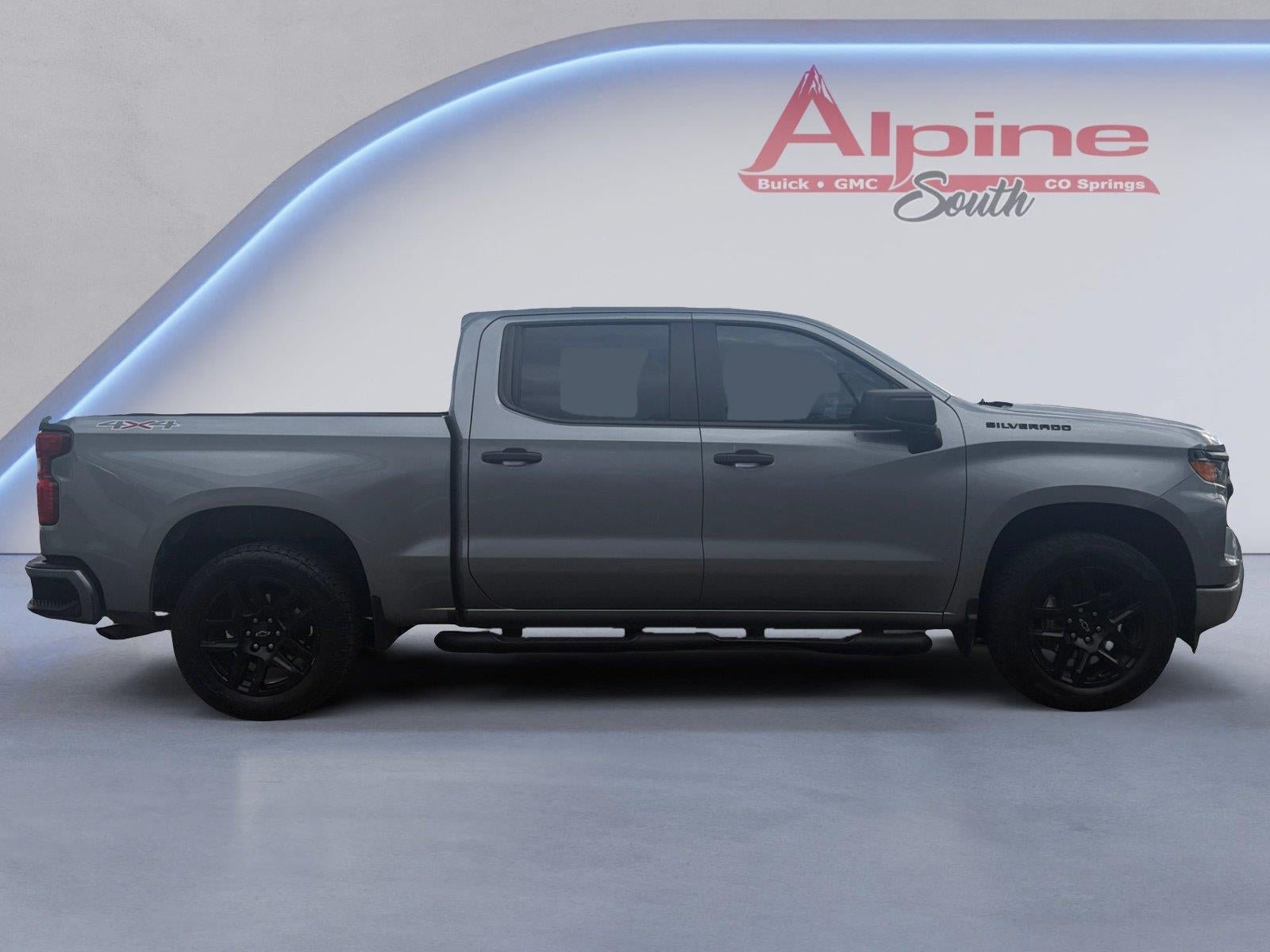 Certified 2023 Chevrolet Silverado 1500 Custom w/ LPO, Dark Essentials Package AWD/4WD image 6