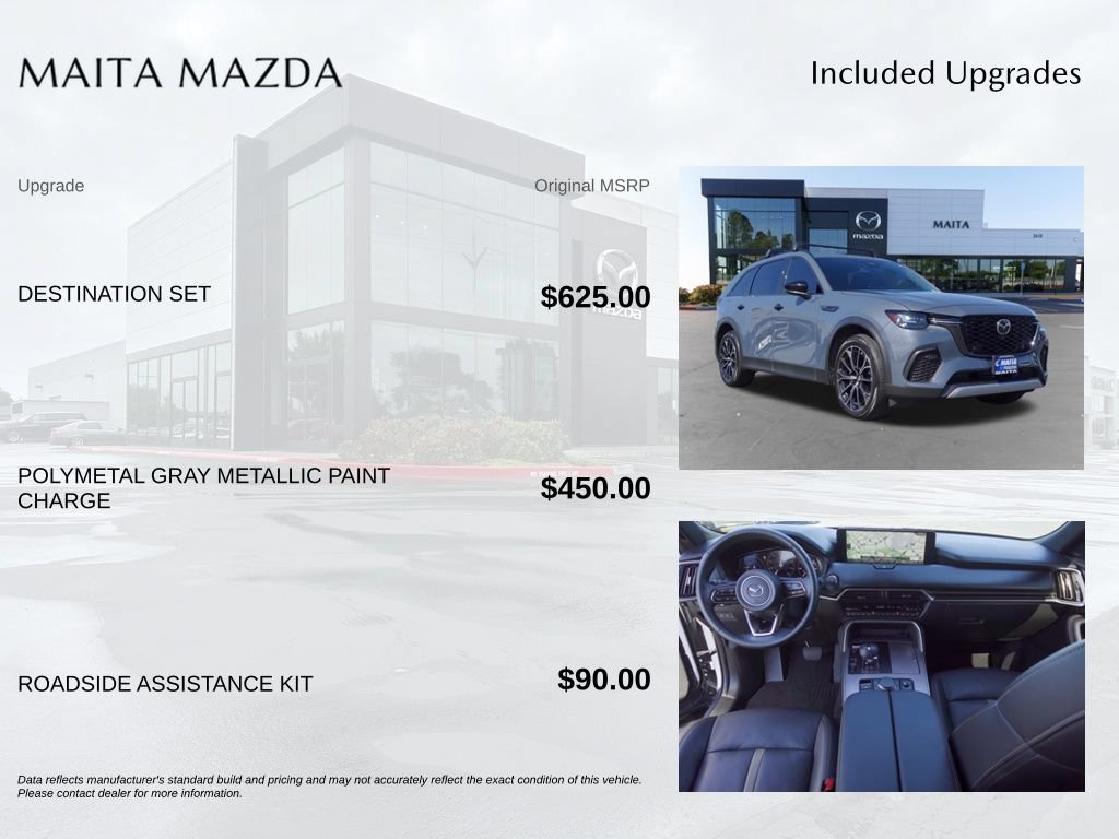Used 2025 MAZDA CX-70 Plug-In Hybrid w/ Premium Plus AWD/4WD image 7