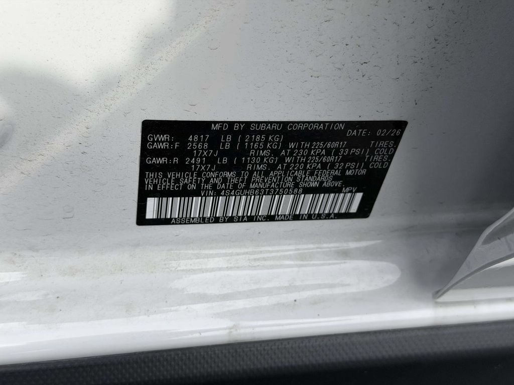 Certified 2026 Subaru Crosstrek 2.5i AWD/4WD image 27