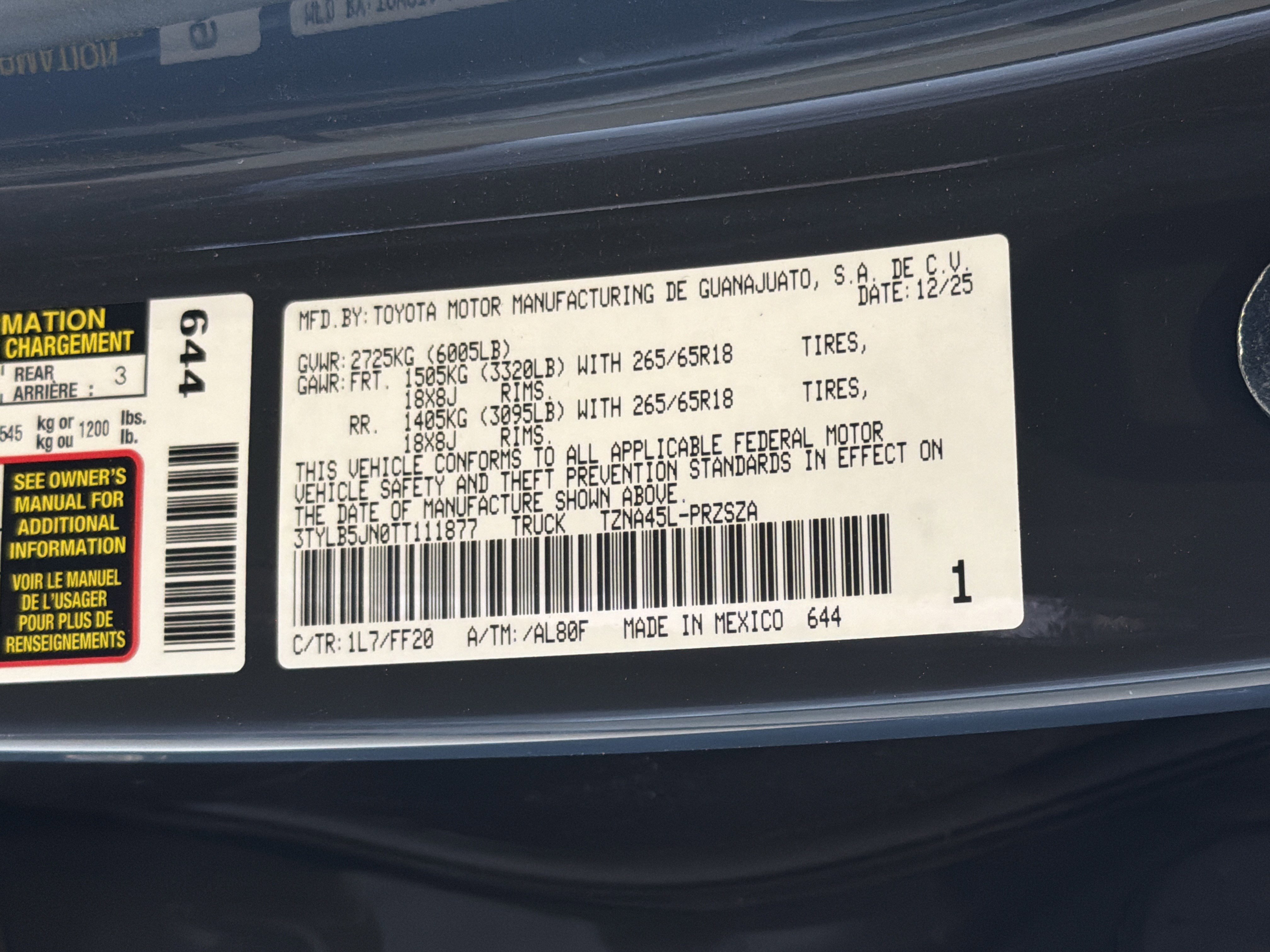 New 2026 Toyota Tacoma SR5 AWD/4WD image 31