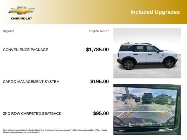 Used 2023 Ford Bronco Sport Big Bend w/ Convenience Package AWD/4WD image 5