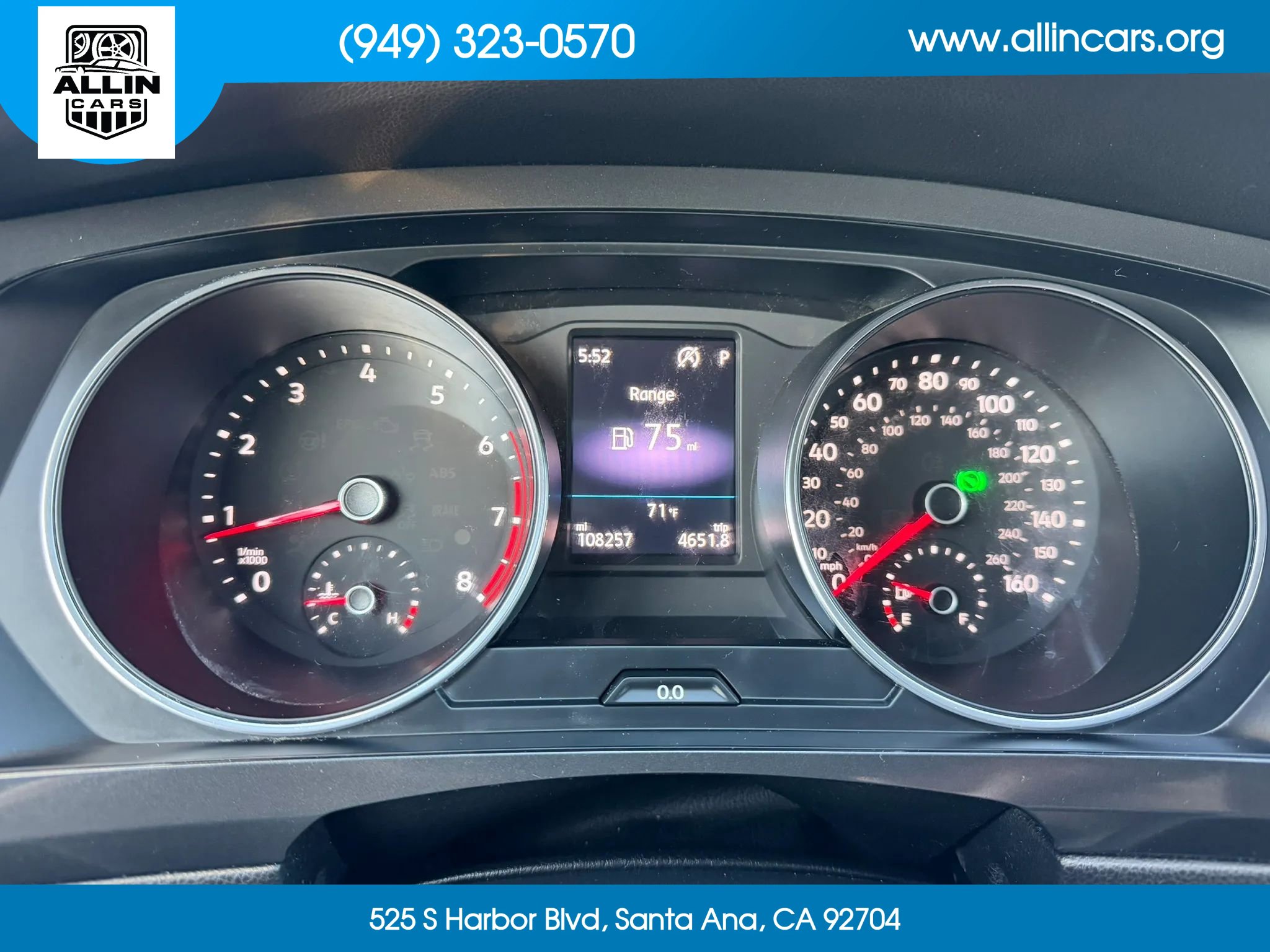 Used 2018 Volkswagen Tiguan S AWD/4WD image 7