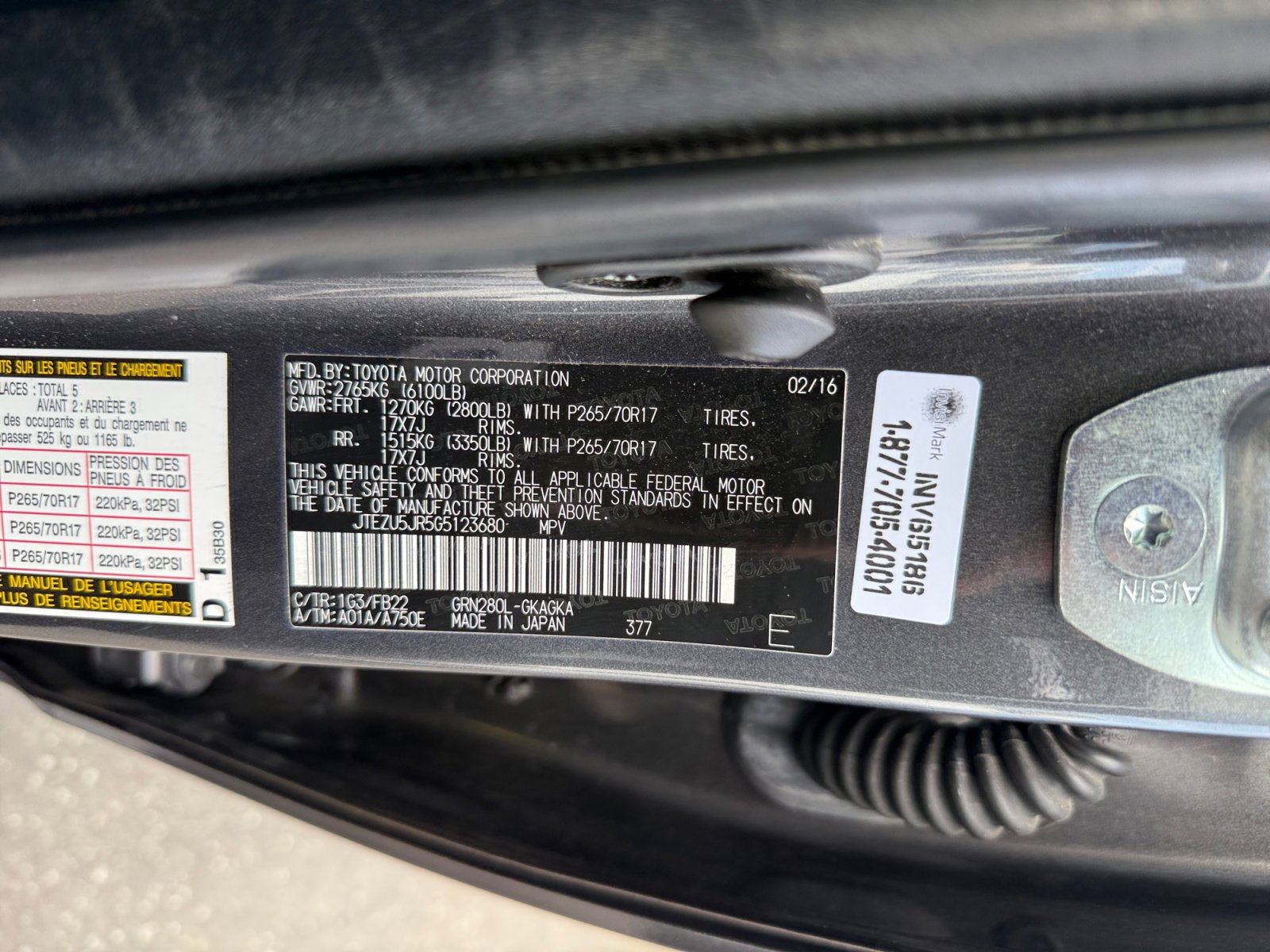 Used 2016 Toyota 4Runner SR5 image 22