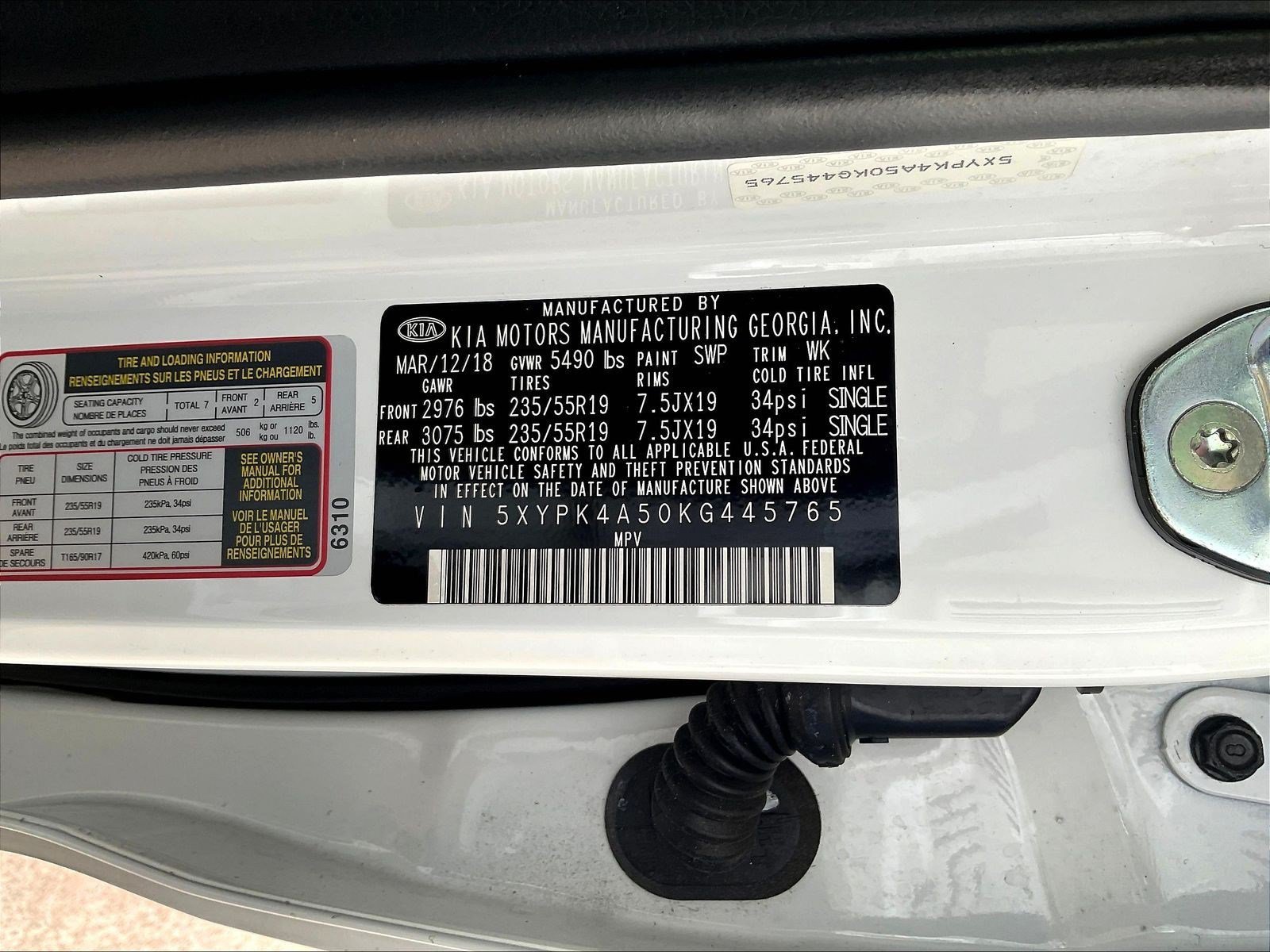 Used 2019 Kia Sorento SX FWD image 19