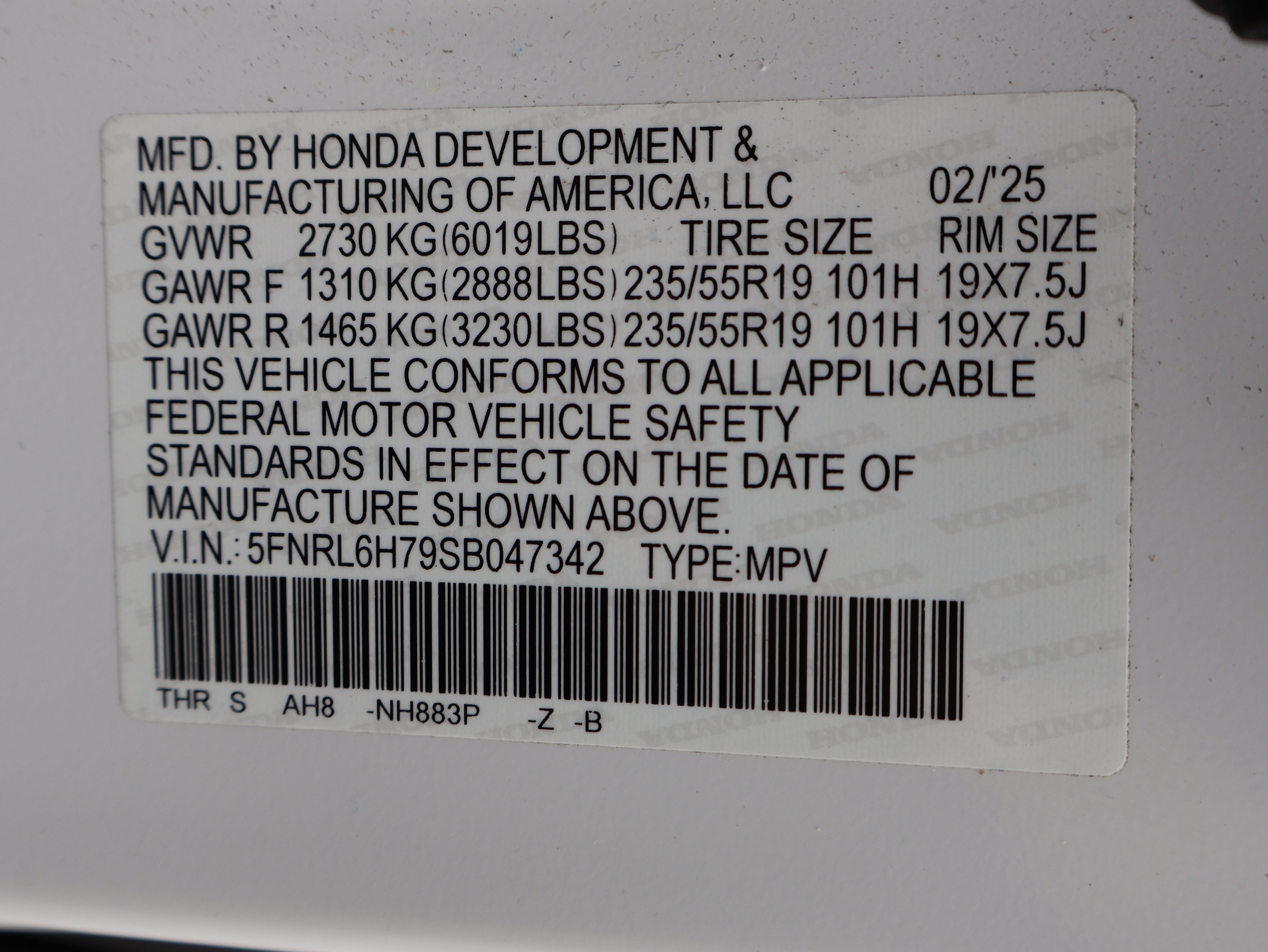 Used 2025 Honda Odyssey Sport-L image 48