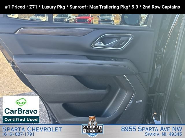 Certified 2024 Chevrolet Tahoe Z71 w/ Luxury Package AWD/4WD image 18