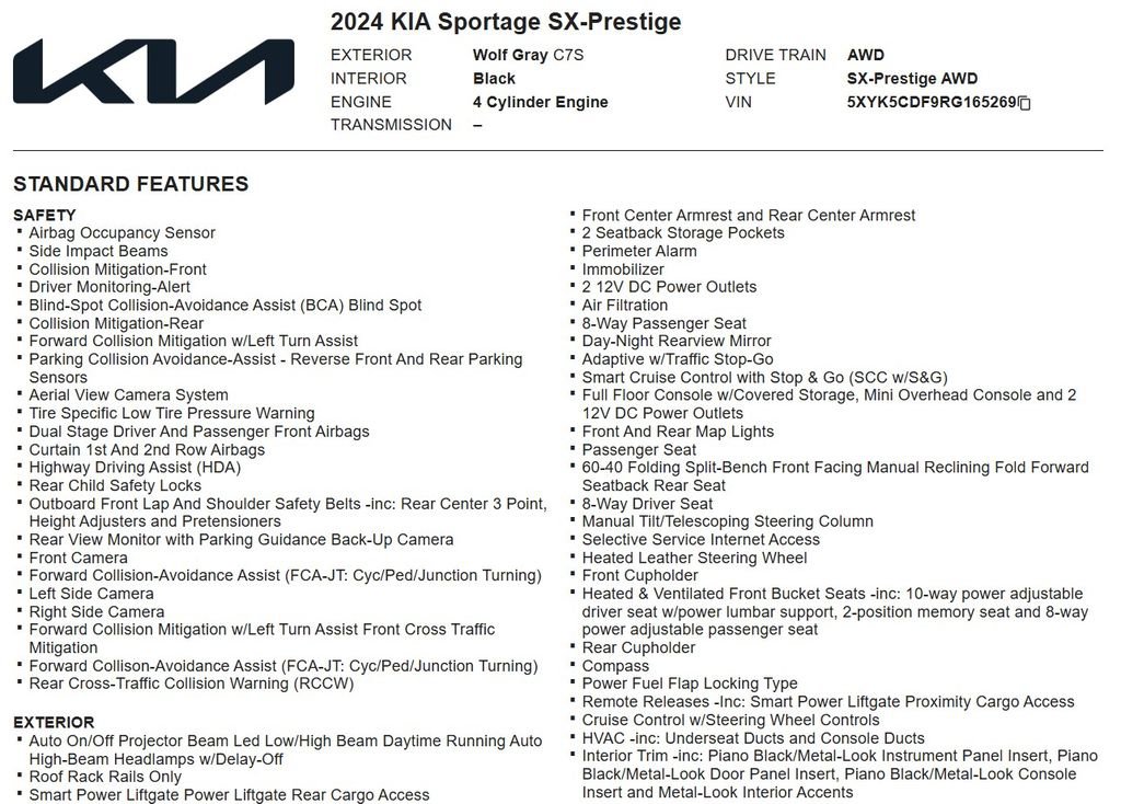 Used 2024 Kia Sportage SX image 19