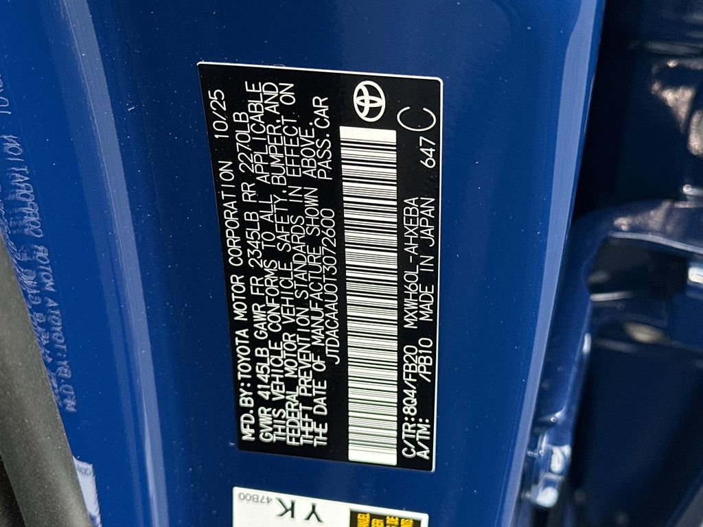 New 2026 Toyota Prius LE image 27