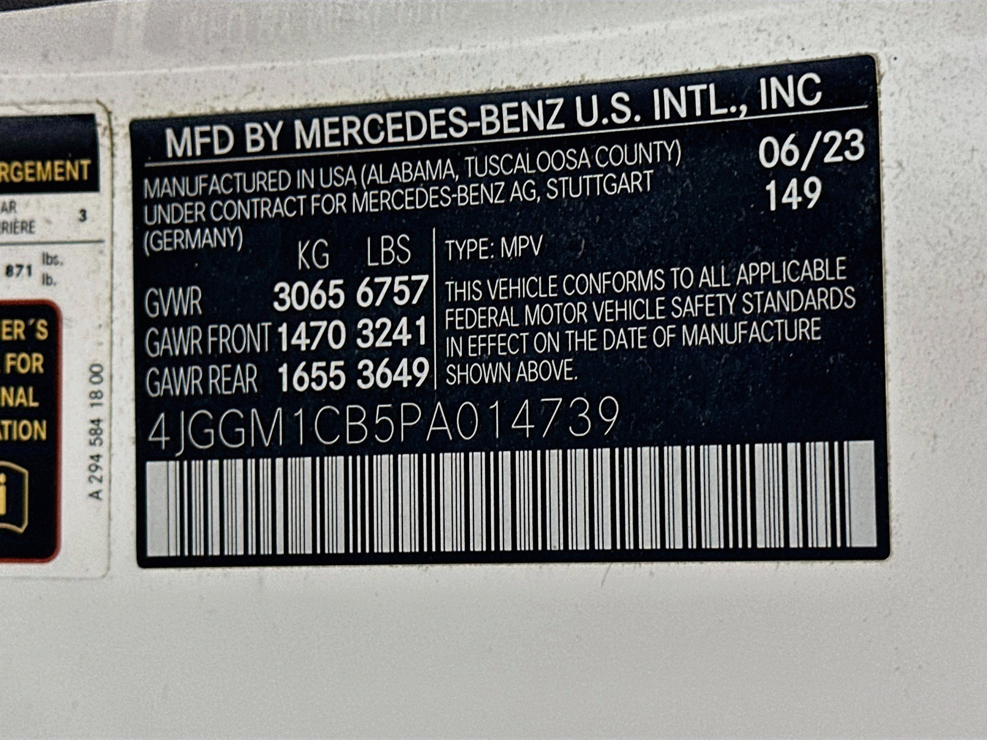 Certified 2023 Mercedes-Benz EQE 350+ 4MATIC SUV image 40
