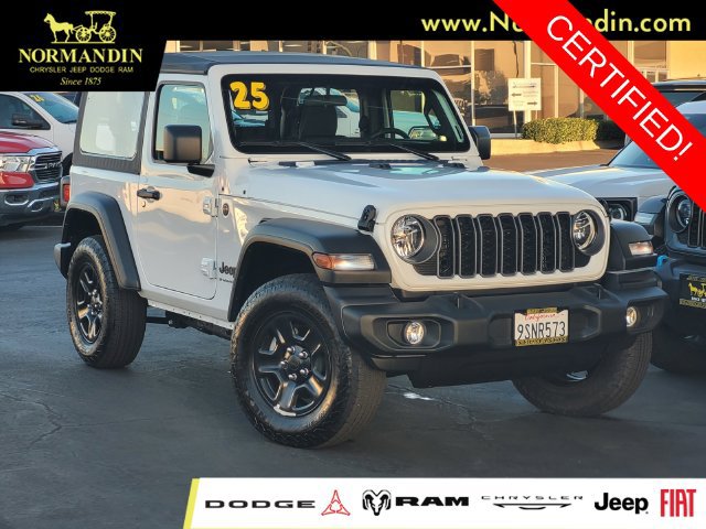 Certified 2025 Jeep Wrangler Sport