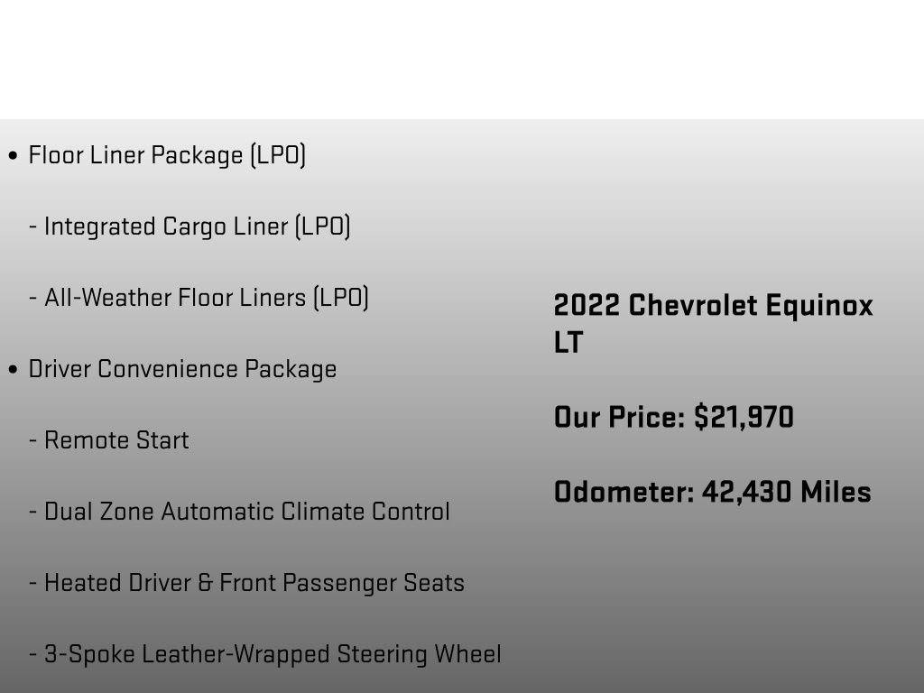 Used 2022 Chevrolet Equinox LT AWD/4WD image 12