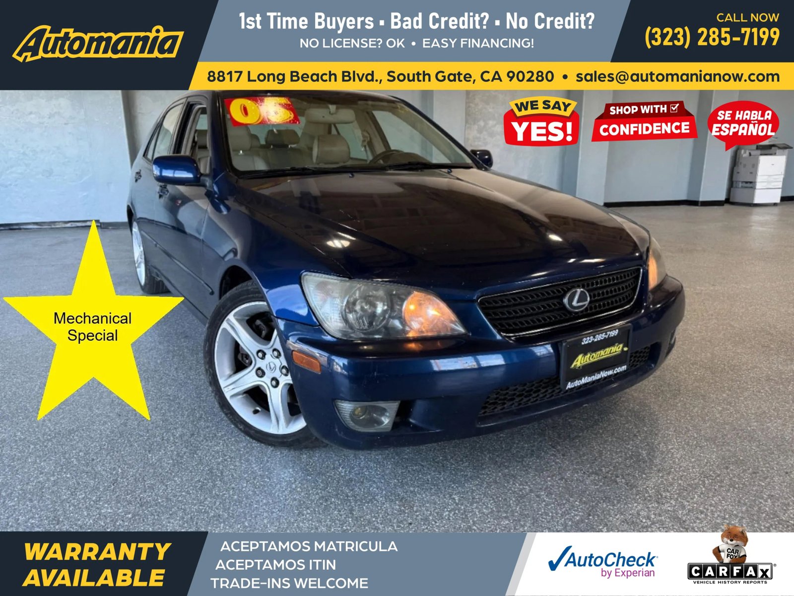 Used 2005 Lexus IS 300