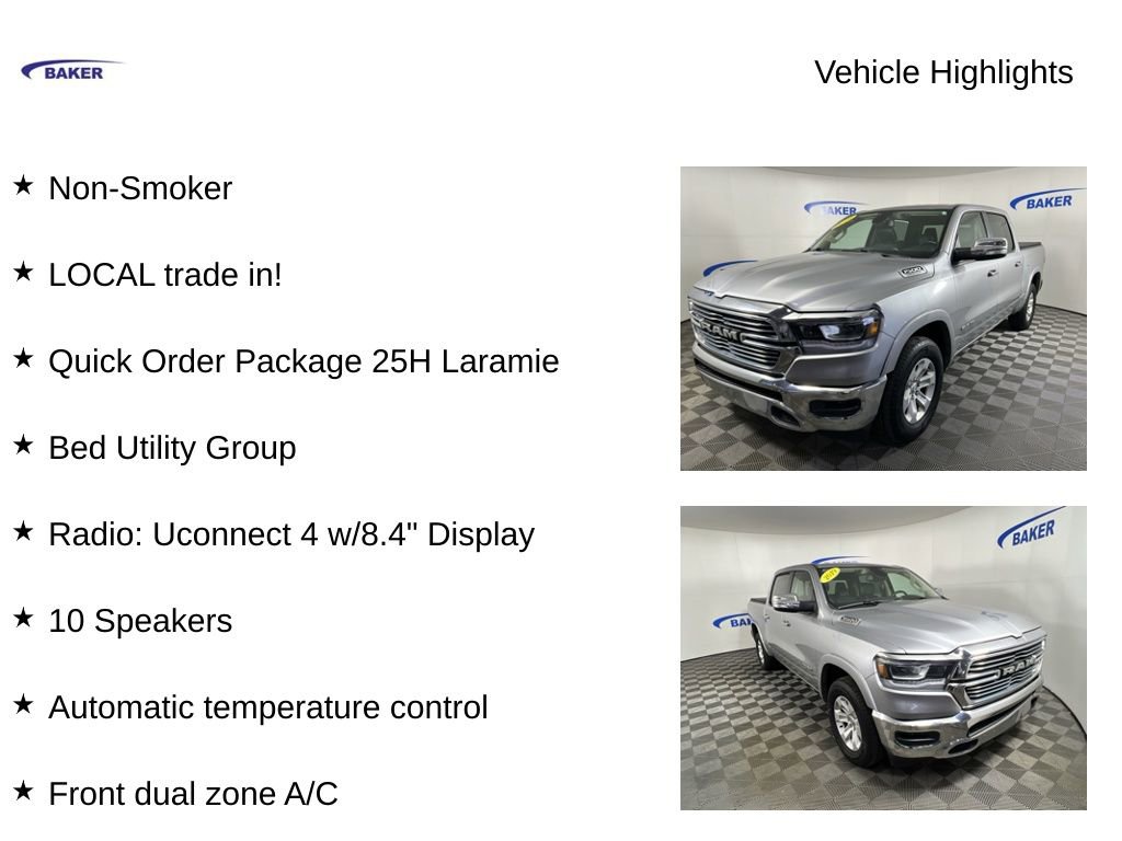 Used 2019 RAM 1500 Laramie w/ Bed Utility Group image 4