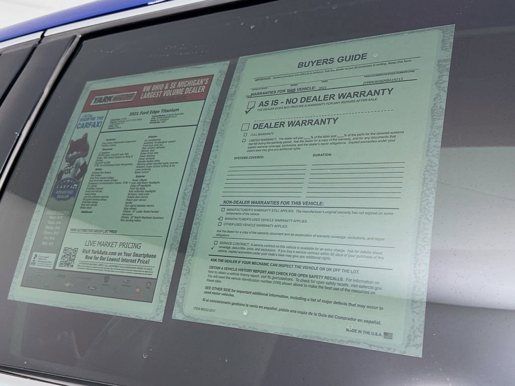 Used 2021 Ford Edge Titanium image 13