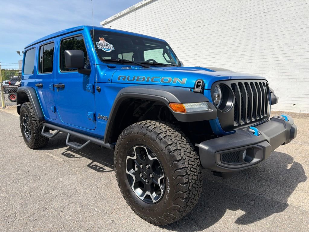 Used 2022 Jeep Wrangler Unlimited Rubicon 4xe w/ Safety Group AWD/4WD image 8