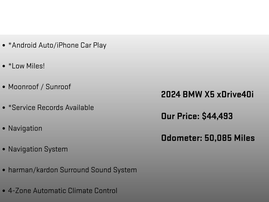 Used 2024 BMW X5 xDrive40i w/ Premium Package AWD/4WD image 24