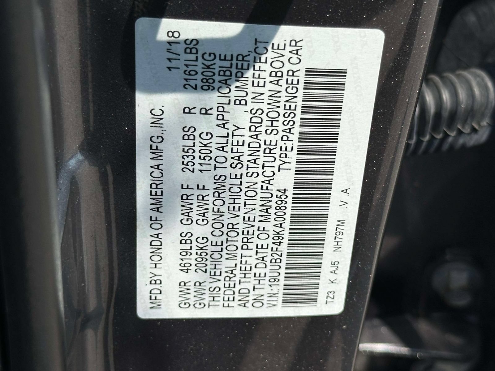 Used 2019 Acura TLX V6 w/ Technology Package FWD image 26