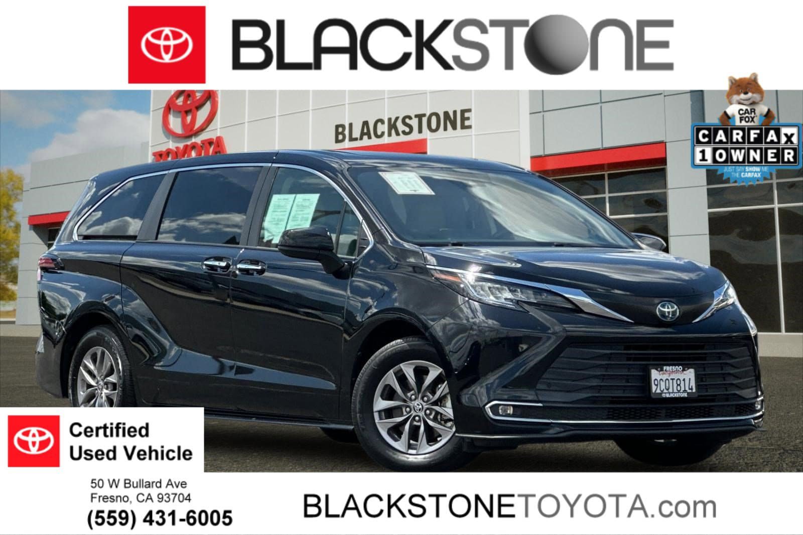 Certified 2022 Toyota Sienna XLE AWD/4WD image 1