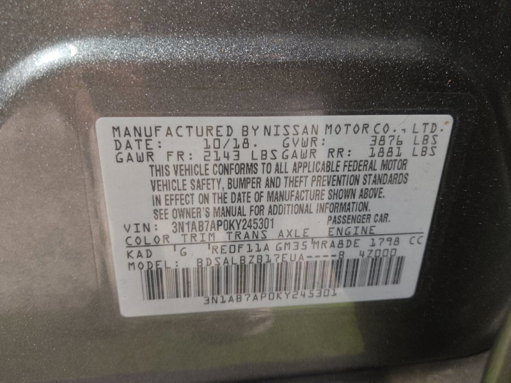 Used 2019 Nissan Sentra S FWD image 33