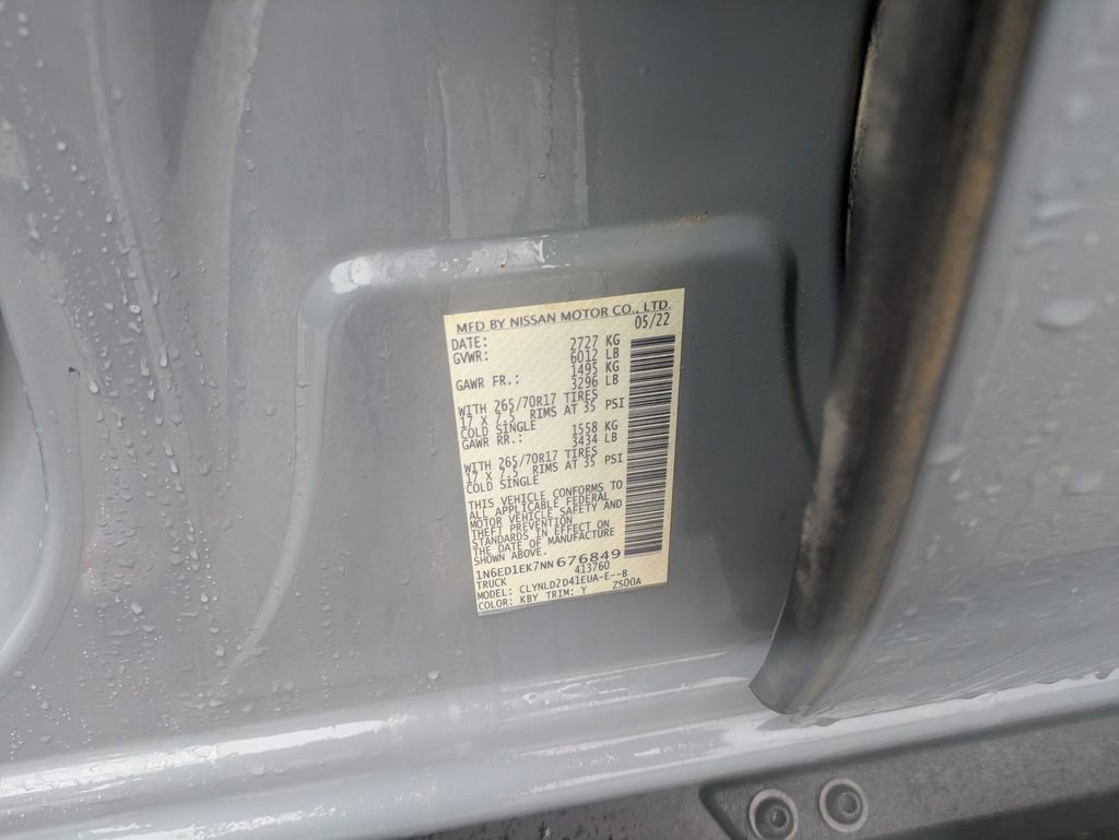 Used 2022 Nissan Frontier PRO-4X w/ Pro-4X Premium Package image 31