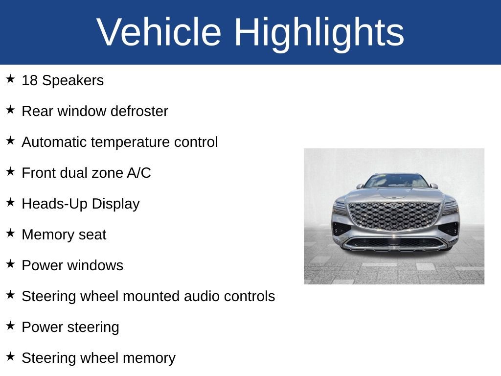 Used 2025 Genesis GV80 3.5T Prestige image 3