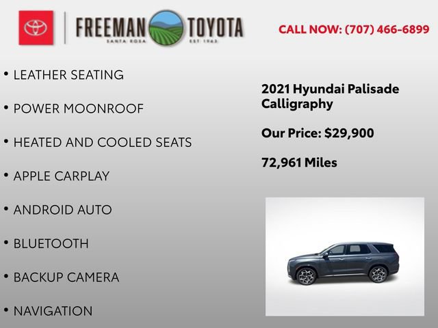 Used 2021 Hyundai Palisade Calligraphy w/ Winter Package AWD/4WD image 9