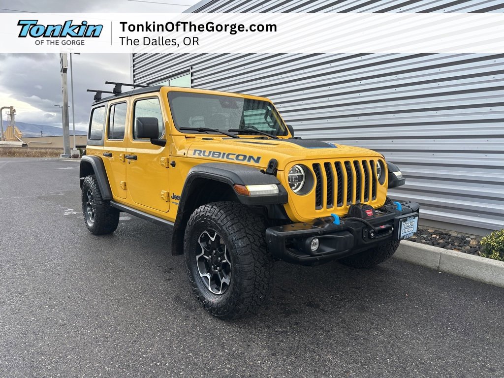 Used 2021 Jeep Wrangler Unlimited Rubicon 4xe w/ Steel Bumper Group