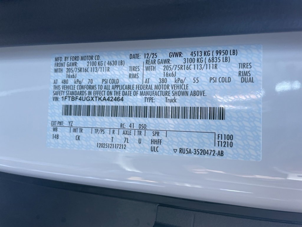 New 2026 Ford Transit 350 148 High Roof DRW AWD w/ Load Area Protection Package image 44