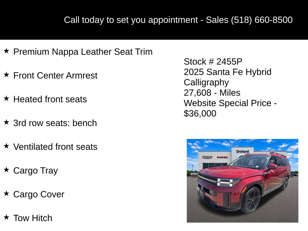 Used 2025 Hyundai Santa Fe Calligraphy AWD/4WD image 15