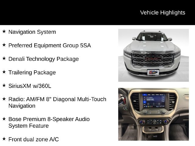 Certified 2023 GMC Acadia Denali w/ Denali Technology Package FWD image 16