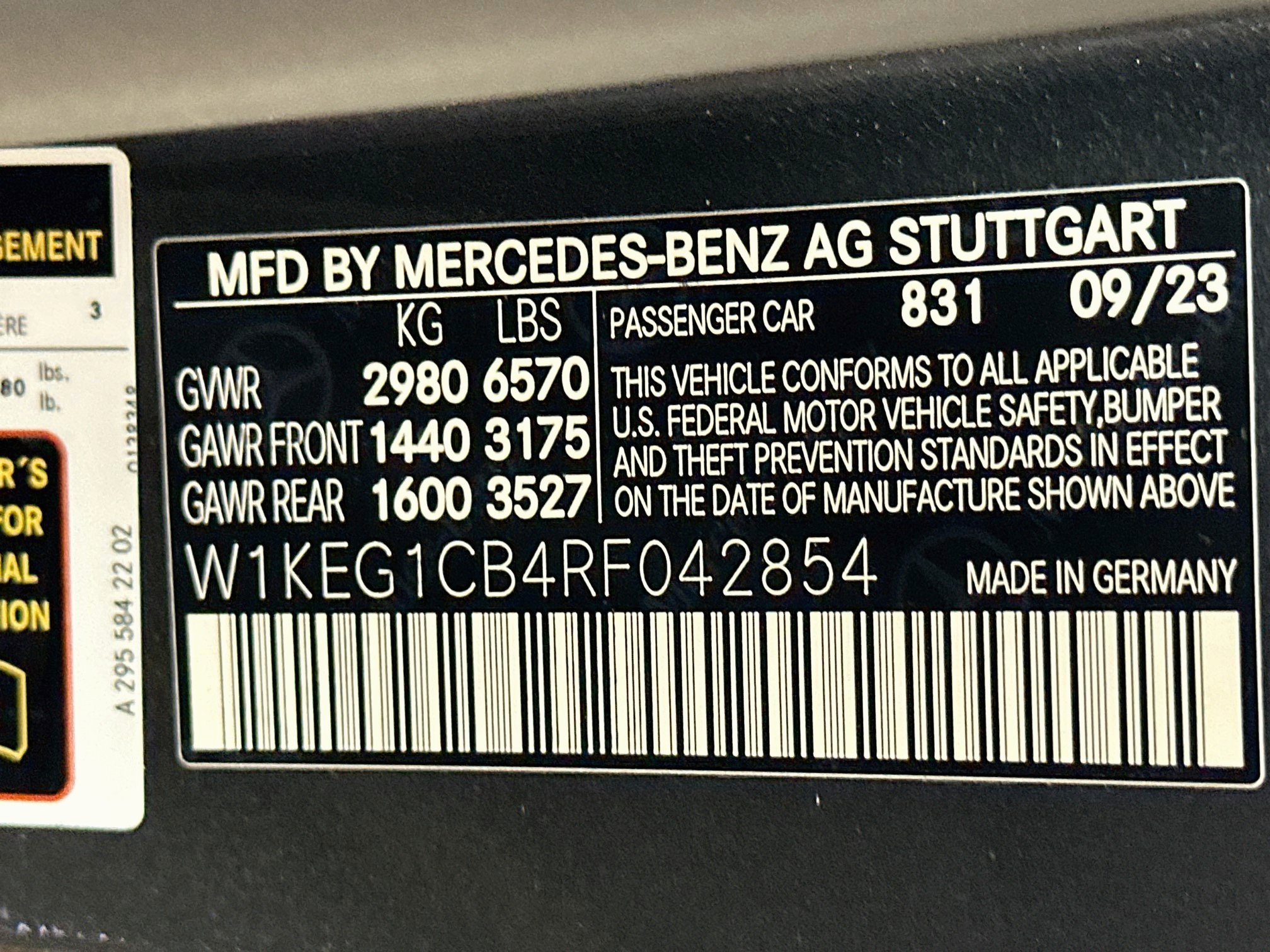 Certified 2024 Mercedes-Benz EQE 350+ 4MATIC Sedan w/ Driver Assistance Package image 41