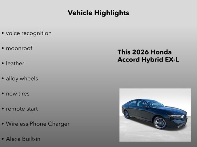 New 2026 Honda Accord EX-L image 15