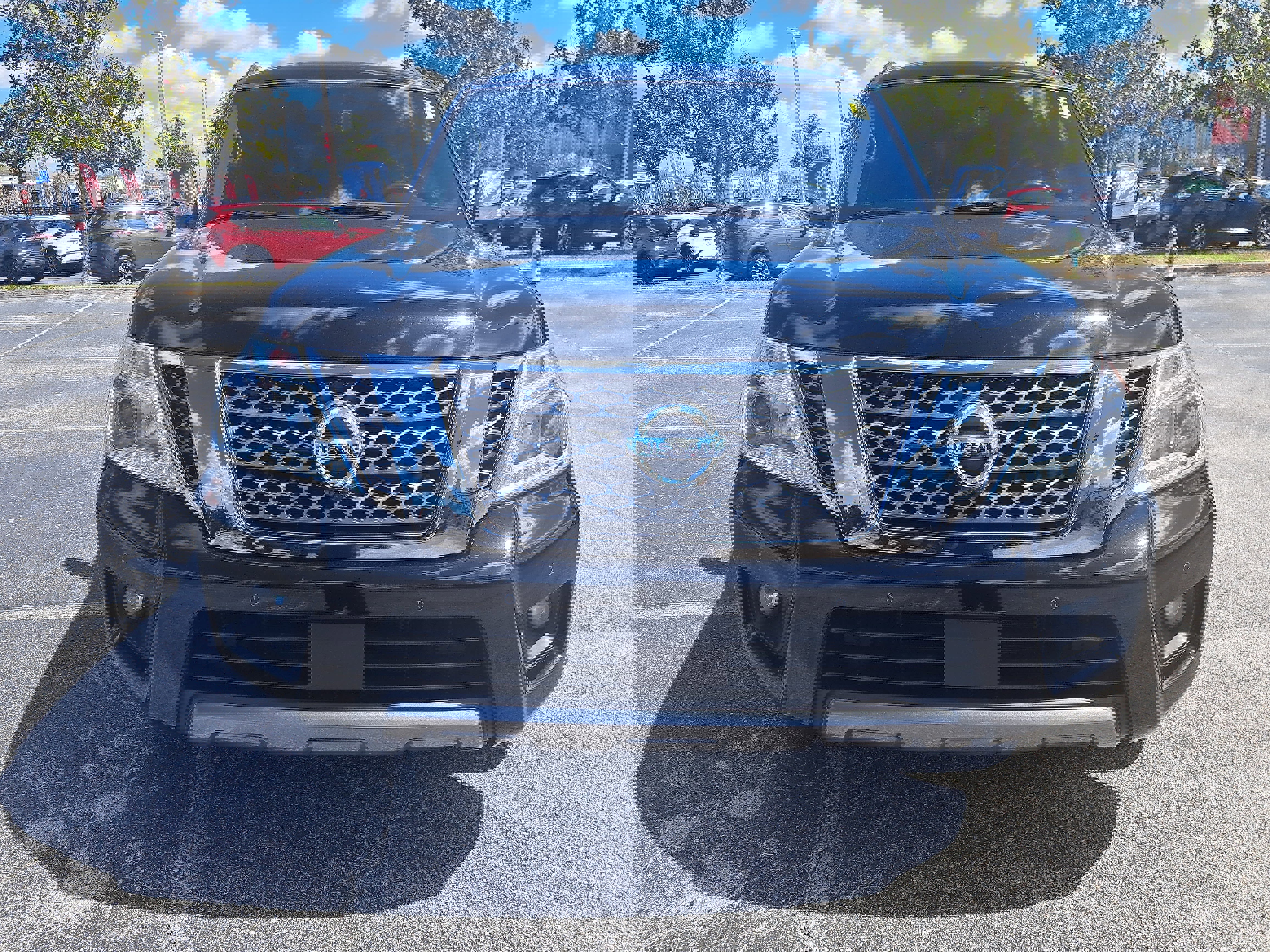 Certified 2019 Nissan Armada Platinum w/ Captain's Chairs Package image 2