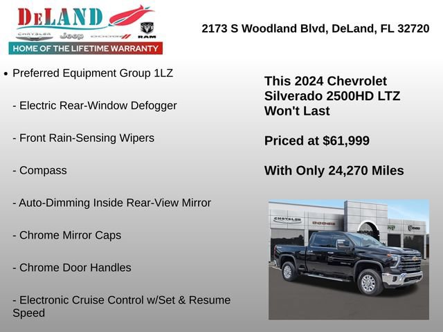Used 2024 Chevrolet Silverado 2500 LTZ w/ LTZ Premium Package AWD/4WD image 18