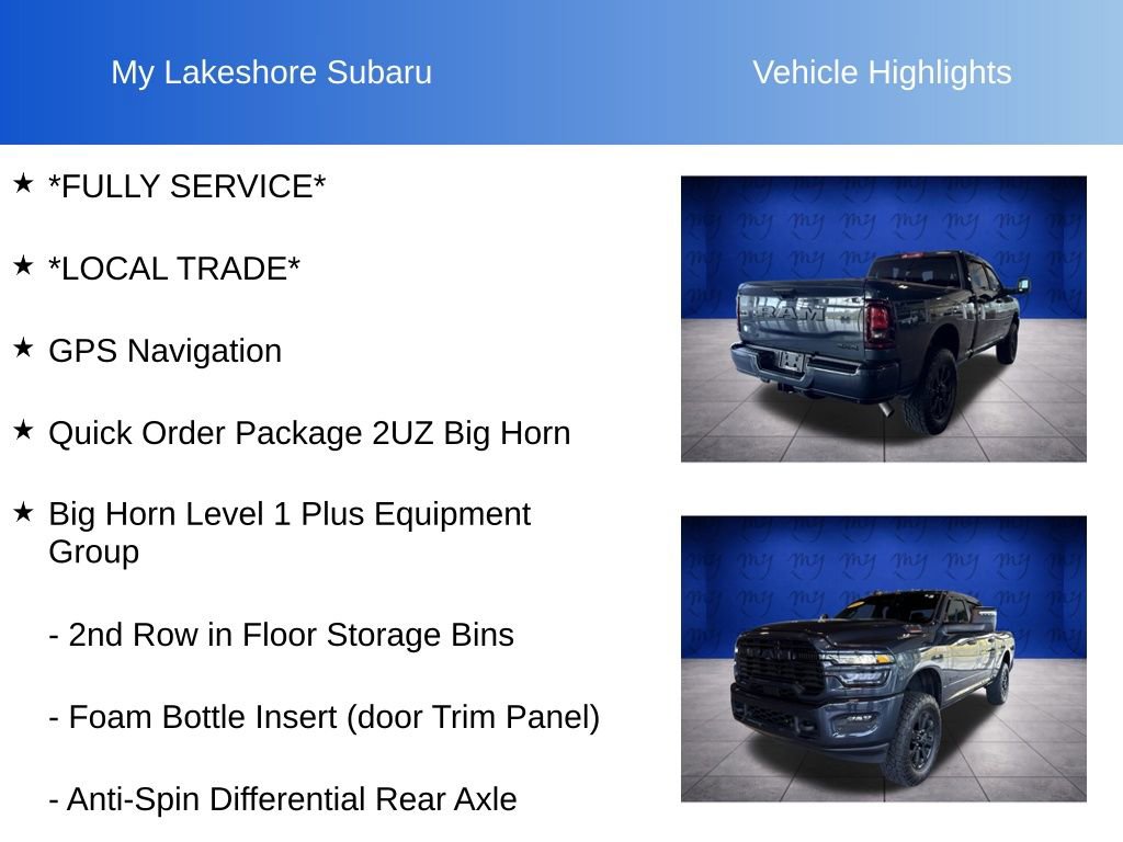 Used 2026 RAM 2500 Big Horn AWD/4WD image 12