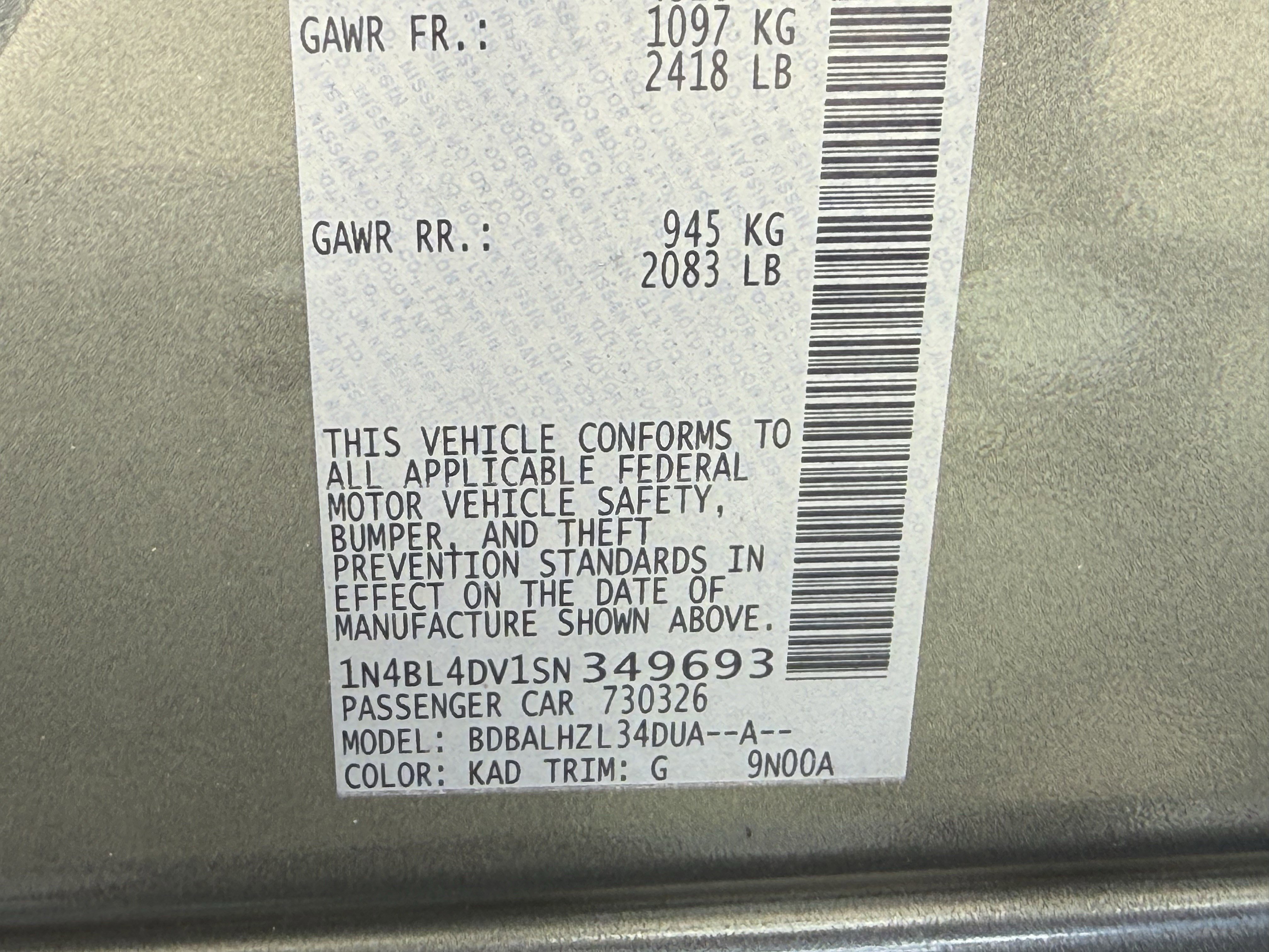 Used 2025 Nissan Altima 2.5 SV FWD image 35