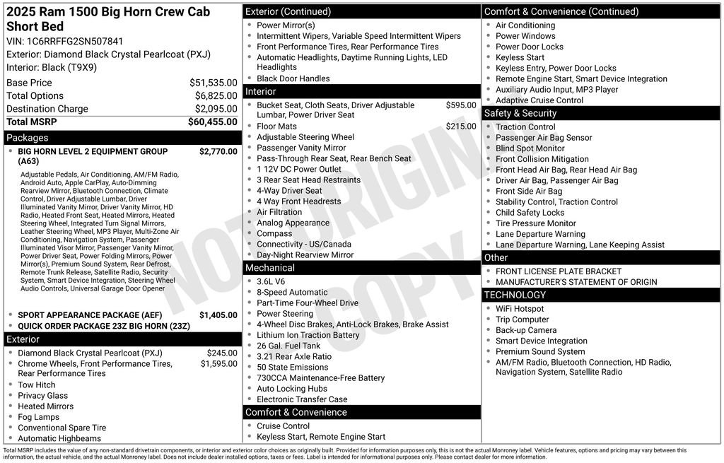 Used 2025 RAM 1500 Big Horn AWD/4WD image 4