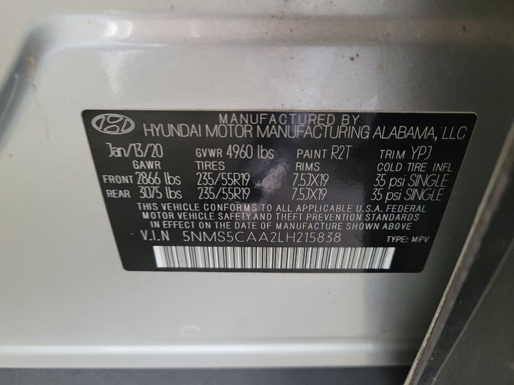Used 2020 Hyundai Santa Fe Limited w/ Cargo Package AWD/4WD image 33