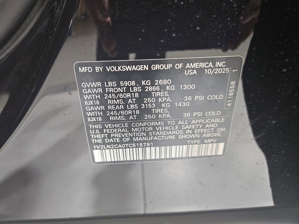 New 2026 Volkswagen Atlas SE image 28